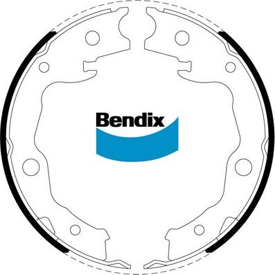 Bendix-AU BS5257 - Bremžu loku kompl., Stāvbremze ps1.lv