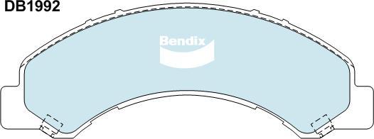 Bendix-AU CVP1992 PTHD - Bremžu uzliku kompl., Disku bremzes ps1.lv