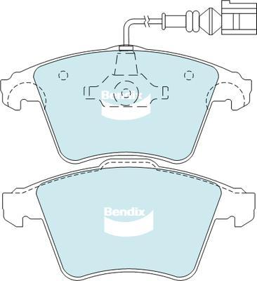 Bendix-AU DB1947 HD - Bremžu uzliku kompl., Disku bremzes ps1.lv