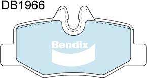 Bendix-AU DB1966 EURO+ - Bremžu uzliku kompl., Disku bremzes ps1.lv