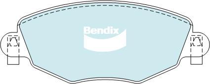 Bendix-AU DB1479 EURO+ - Bremžu uzliku kompl., Disku bremzes ps1.lv