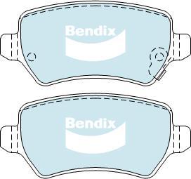 Bendix-AU DB1511 EURO+ - Bremžu uzliku kompl., Disku bremzes ps1.lv