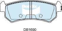 Bendix-AU DB1690 GCT - Bremžu uzliku kompl., Disku bremzes ps1.lv