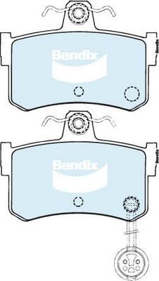 Bendix-AU DB1197 GCT - Bremžu uzliku kompl., Disku bremzes ps1.lv