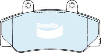 Bendix-AU DB1169 EURO+ - Bremžu uzliku kompl., Disku bremzes ps1.lv