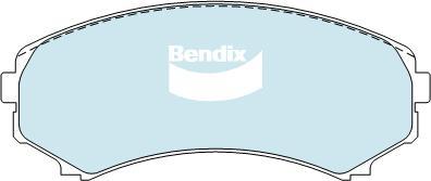 Bendix-AU DB1388 HD - Bremžu uzliku kompl., Disku bremzes ps1.lv