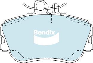 Bendix-AU DB1295 EURO+ - Bremžu uzliku kompl., Disku bremzes ps1.lv