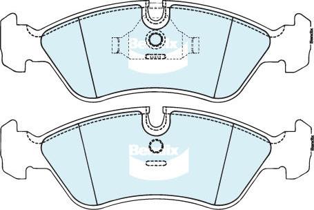 Bendix-AU DB1228 EURO+ - Bremžu uzliku kompl., Disku bremzes ps1.lv