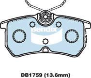 Bendix-AU DB1759 GCT - Bremžu uzliku kompl., Disku bremzes ps1.lv