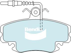 Bendix-AU DB1711 GCT - Bremžu uzliku kompl., Disku bremzes ps1.lv