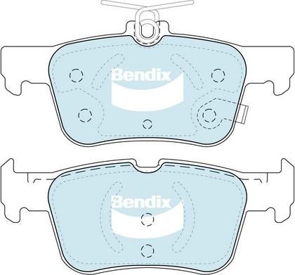 Bendix-AU DB2406 GCT - Bremžu uzliku kompl., Disku bremzes ps1.lv