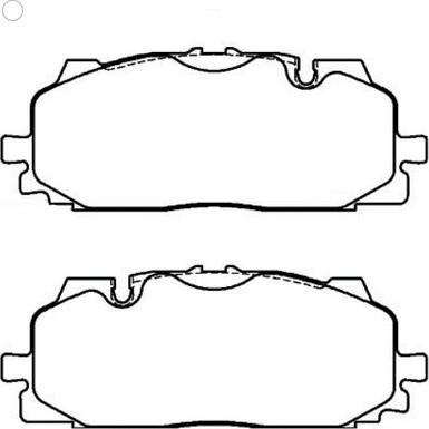 Bendix-AU DB2504 EURO+ - Bremžu uzliku kompl., Disku bremzes ps1.lv