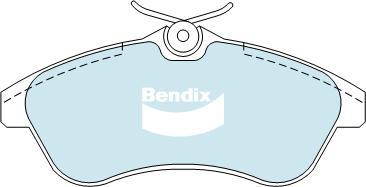 Bendix-AU DB2043 EURO+ - Bremžu uzliku kompl., Disku bremzes ps1.lv