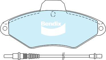 Bendix-AU DB2014 HD - Bremžu uzliku kompl., Disku bremzes ps1.lv