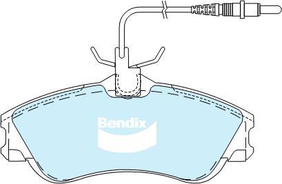 Bendix-AU DB2015 EURO+ - Bremžu uzliku kompl., Disku bremzes ps1.lv