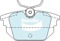 Bendix-AU DB2010 EURO+ - Bremžu uzliku kompl., Disku bremzes ps1.lv