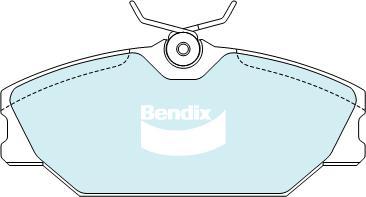 Bendix-AU DB2029 EURO+ - Bremžu uzliku kompl., Disku bremzes ps1.lv