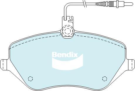 Bendix-AU DB2024 EURO+ - Bremžu uzliku kompl., Disku bremzes ps1.lv