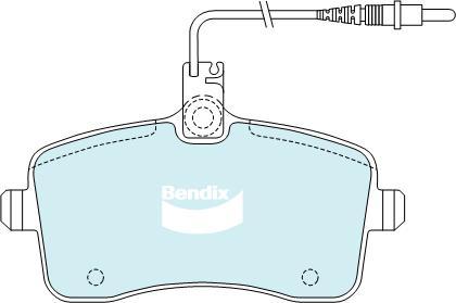 Bendix-AU DB2025 EURO+ - Bremžu uzliku kompl., Disku bremzes ps1.lv