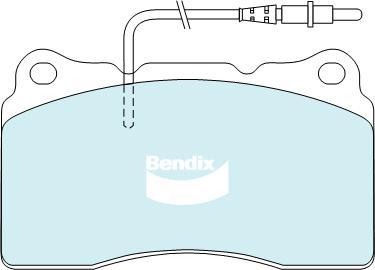 Bendix-AU DB2023 EURO+ - Bremžu uzliku kompl., Disku bremzes ps1.lv