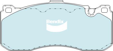 Bendix-AU DB2195 EURO+ - Bremžu uzliku kompl., Disku bremzes ps1.lv