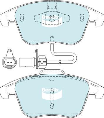 Bendix-AU DB2184 EURO+ - Bremžu uzliku kompl., Disku bremzes ps1.lv