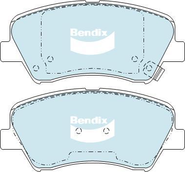 Bendix-AU DB2240 GCT - Bremžu uzliku kompl., Disku bremzes ps1.lv