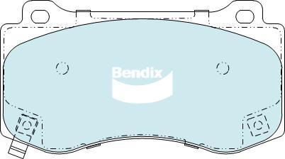 Bendix-AU DB2259 HD - Bremžu uzliku kompl., Disku bremzes ps1.lv