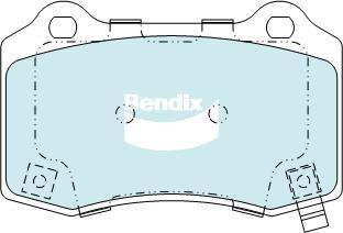 Bendix-AU DB2260 EV - Bremžu uzliku kompl., Disku bremzes ps1.lv