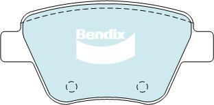 Bendix-AU DB2211 EURO+ - Bremžu uzliku kompl., Disku bremzes ps1.lv