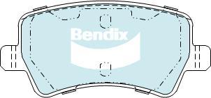 Bendix-AU DB2234 EURO+ - Bremžu uzliku kompl., Disku bremzes ps1.lv