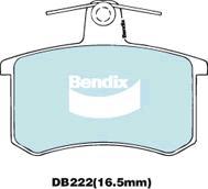 Bendix-AU DB222 EURO+ - Bremžu uzliku kompl., Disku bremzes ps1.lv