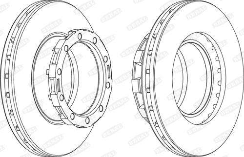 DT Spare Parts 3410 371 910 - Bremžu diski ps1.lv