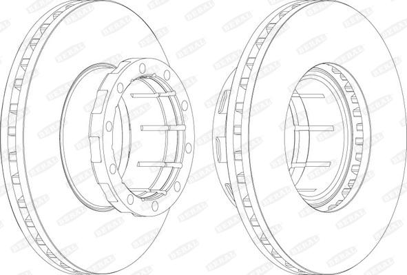 DT Spare Parts 4.63990 - Bremžu diski ps1.lv