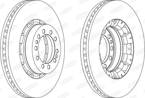 DT Spare Parts 4057795362338 - Bremžu diski ps1.lv