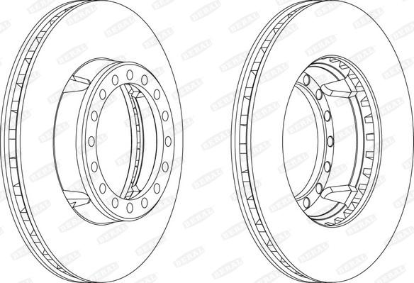 Beral BCR127A - Bremžu diski ps1.lv