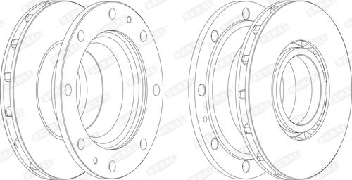 Beral BCR341A - Bremžu diski ps1.lv