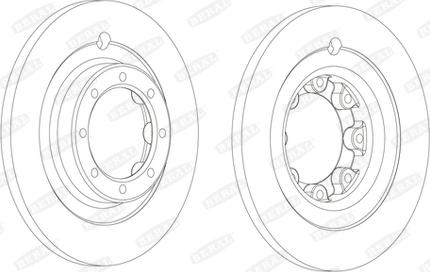 Beral BCR366A - Bremžu diski ps1.lv