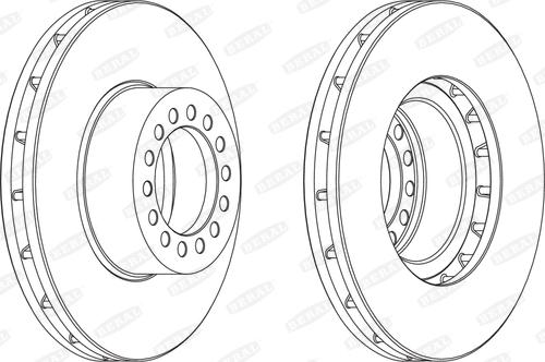 Beral BCR319A - Bremžu diski ps1.lv