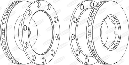 Beral BCR243A - Bremžu diski ps1.lv