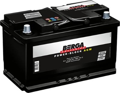 BERGA 5809010807502 - Startera akumulatoru baterija ps1.lv