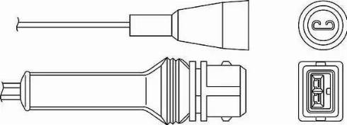 BorgWarner (BERU) OZH027 - Lambda zonde ps1.lv