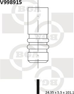 BGA V998915 - Izplūdes vārsts ps1.lv