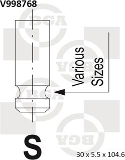 BGA V998768 - Izplūdes vārsts ps1.lv