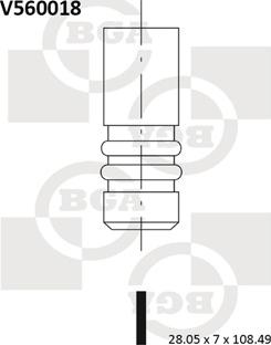 BGA V560018 - Izplūdes vārsts ps1.lv