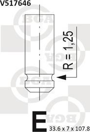 BGA V517646 - Izplūdes vārsts ps1.lv