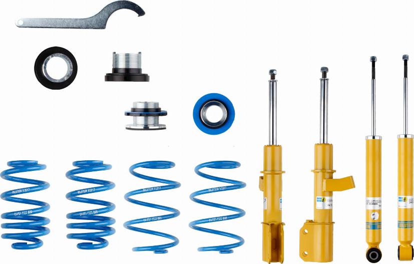 Bilstein 47-248281 - Balstiekārtas komplekts, Atsperes / Amortizatori ps1.lv