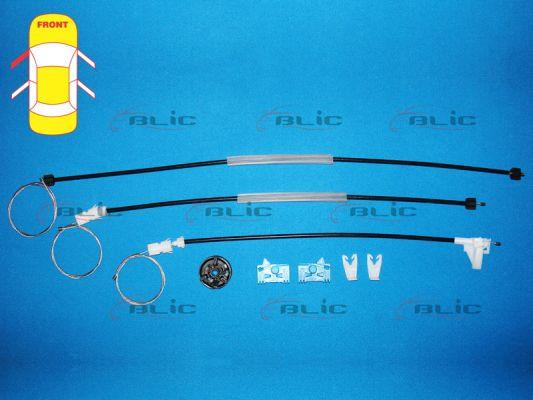 BLIC 6205-09-043801P - Remkomplekts, Stikla pacēlājs ps1.lv