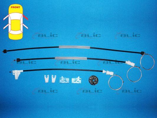 BLIC 6205-09-043802P - Remkomplekts, Stikla pacēlājs ps1.lv