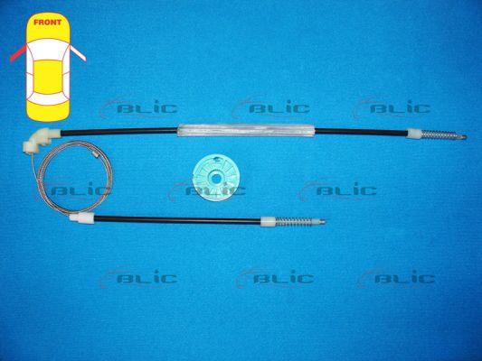 BLIC 6205-02-100811P - Remkomplekts, Stikla pacēlājs ps1.lv